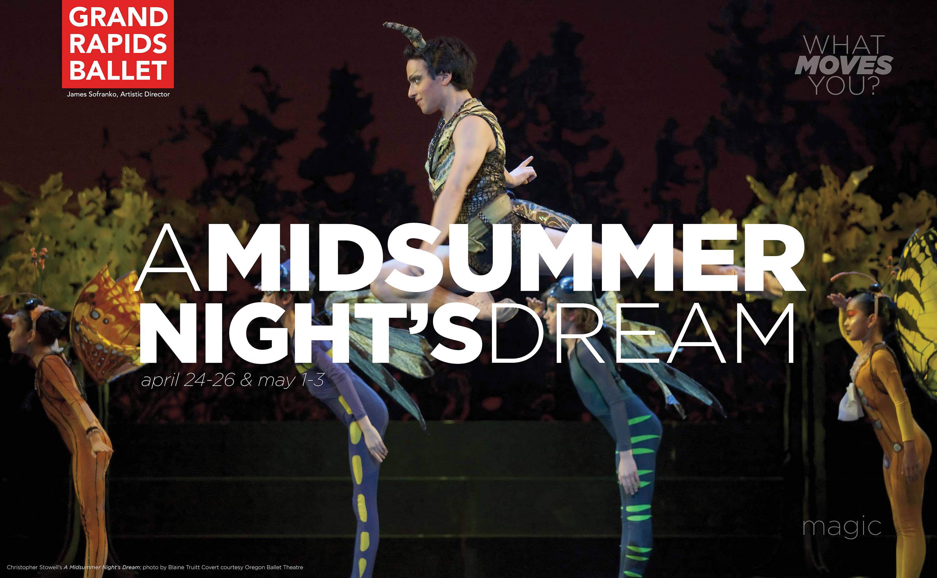 midsummer night's dream grand rapids ballet michigan dance 19-20 season