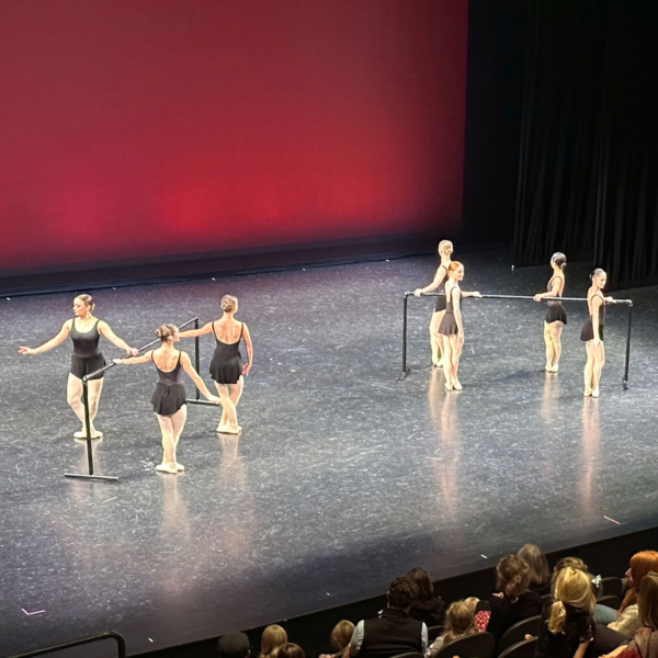 Students Performing a Ballet Demonstration
